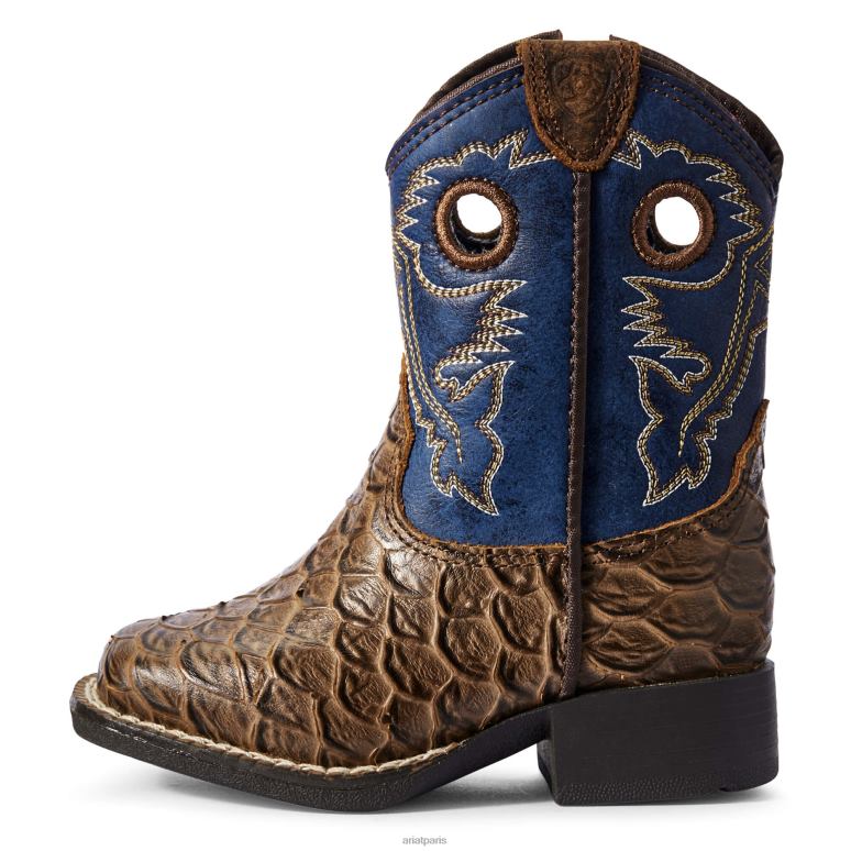 RJ66P3951 bottes lil' stompers orlando Ariat collections brun enfants