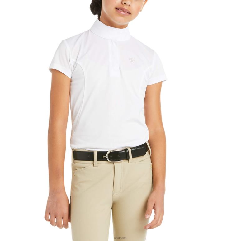 RJ66P4152 chemise de spectacle aptos Ariat vêtements blanc enfants