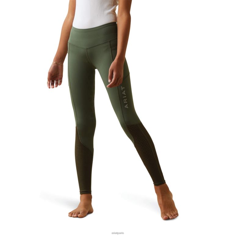 RJ66P4145 siège complet eos serré Ariat vêtements coléoptère/brume forestière enfants