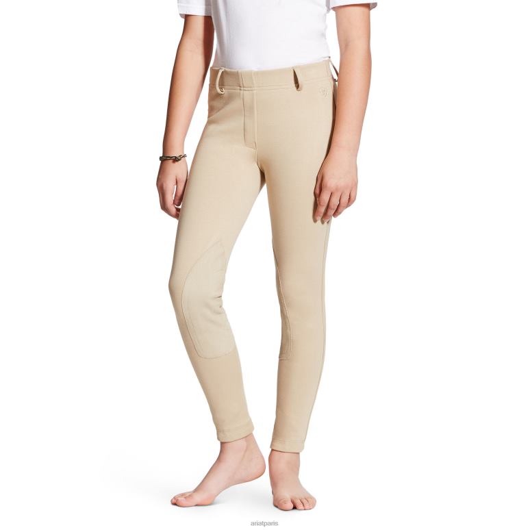 RJ66P4142 culotte d'équitation à patch genou en tricot Heritage Ariat vêtements bronzer enfants