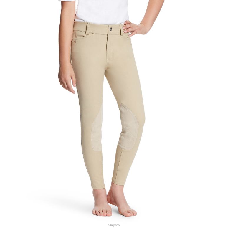 RJ66P4154 culotte d'équitation à genouillère Heritage Ariat vêtements bronzer enfants