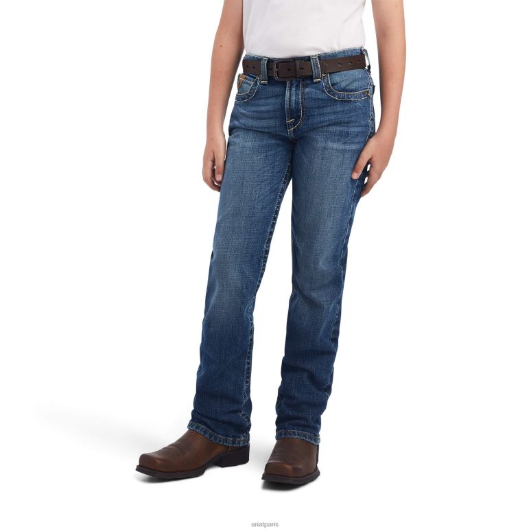 RJ66P3978 jean droit slim bracken b5 Ariat vêtements Nelson enfants