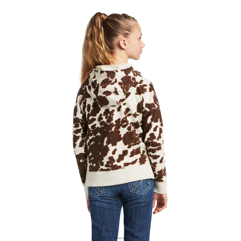 RJ66P4111 sweat à capuche vrai poney Ariat vêtements mustang enfants