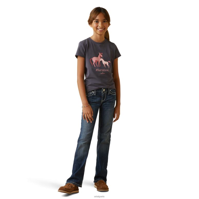 RJ66P3993 t-shirt gentillesse Ariat vêtements périscope enfants