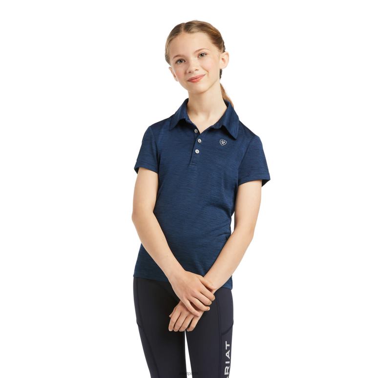 RJ66P4029 polo lagune Ariat vêtements marine enfants