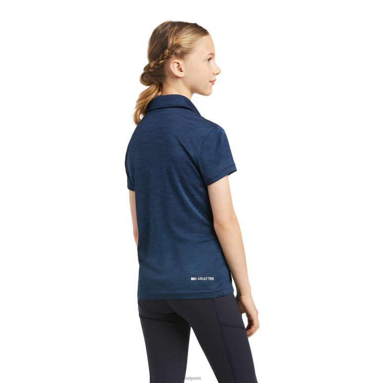 RJ66P4029 polo lagune Ariat vêtements marine enfants