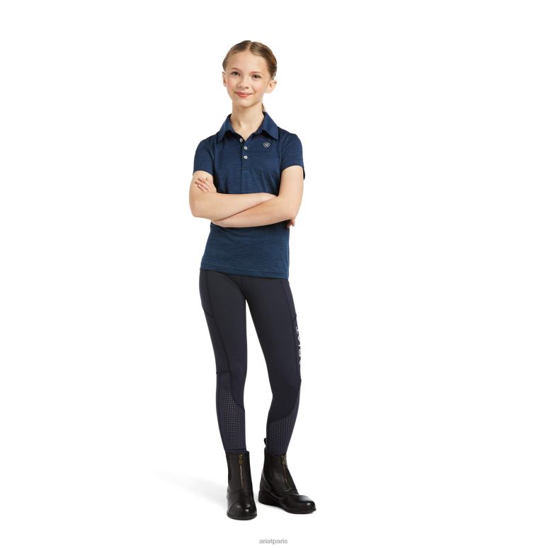 RJ66P4029 polo lagune Ariat vêtements marine enfants