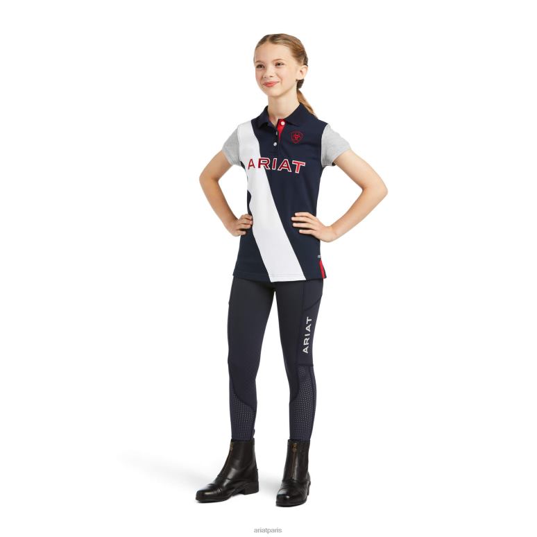 RJ66P4051 taryn polo Ariat vêtements équipe enfants