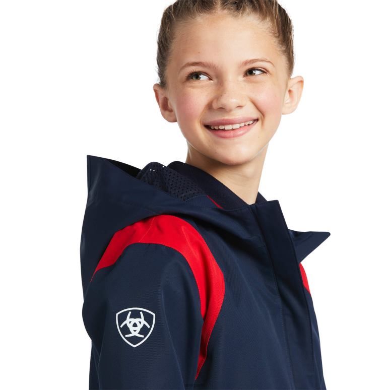 RJ66P4139 veste imperméable spectateur Ariat vêtements équipe enfants