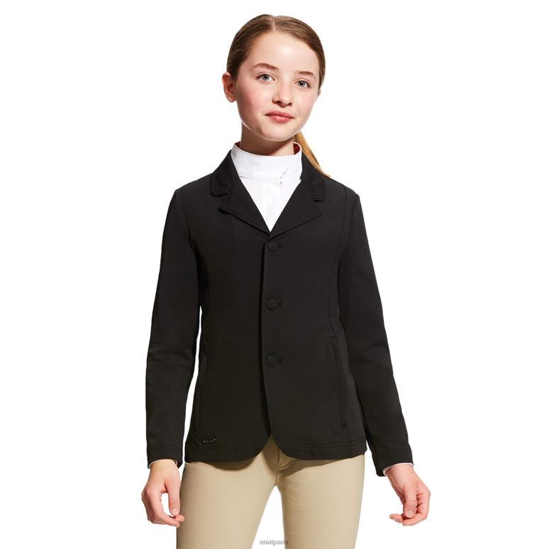 RJ66P4153 manteau de présentation artico Ariat vêtements noir enfants