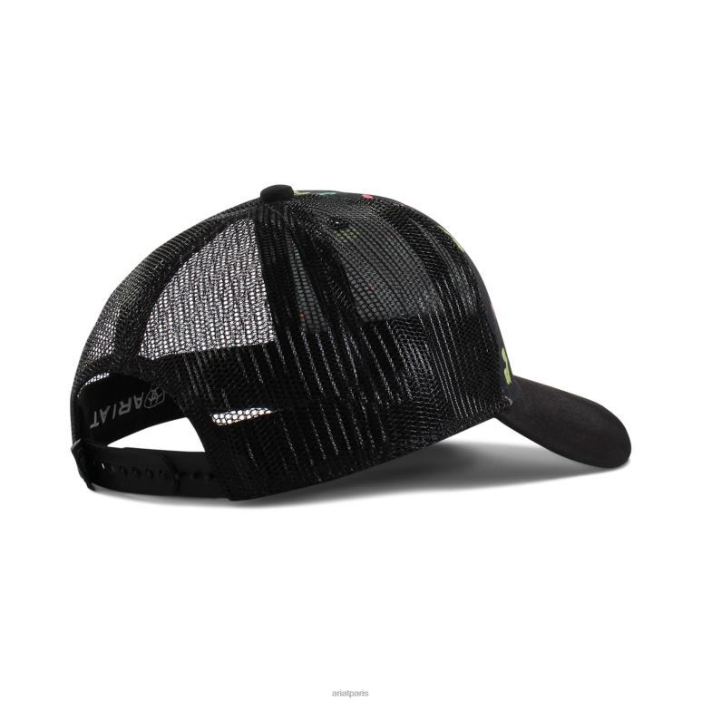RJ66P3762 casquette à imprimé cactus Ariat accessoires noir femmes