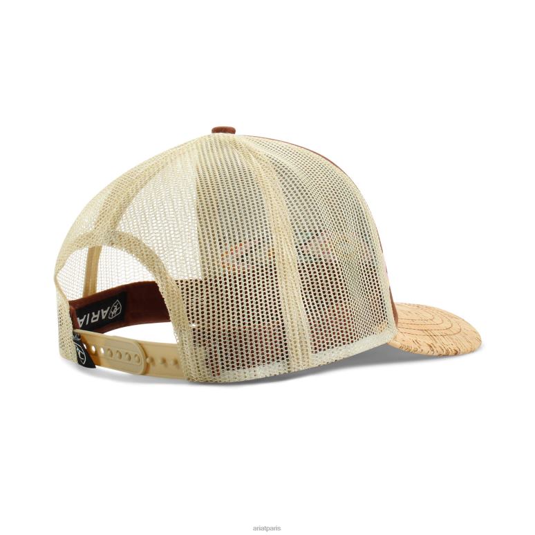RJ66P3769 casquette de broderie de diamant Ariat accessoires bronzer femmes