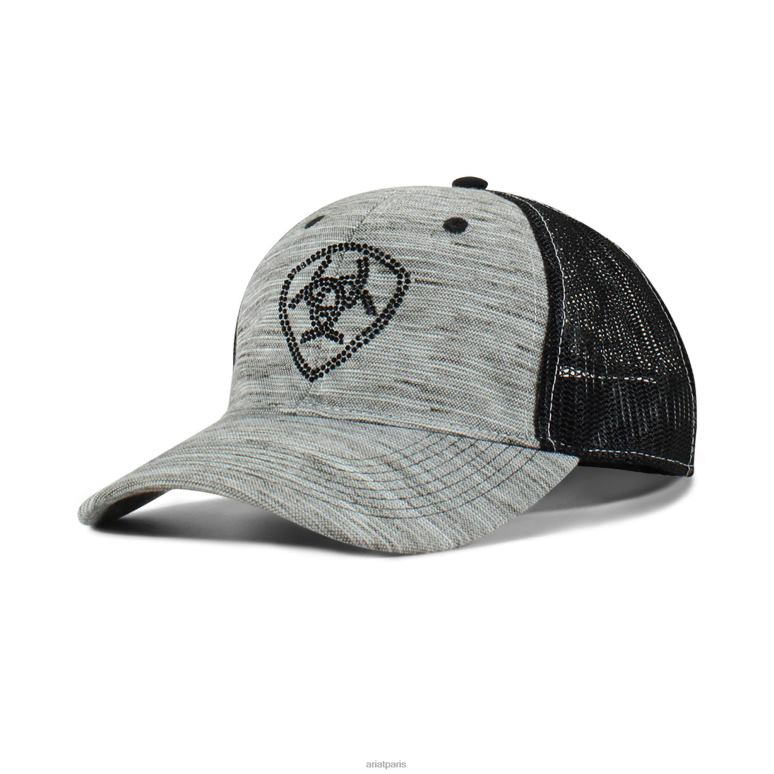 RJ66P3770 casquette à logo embossé Ariat accessoires gris femmes