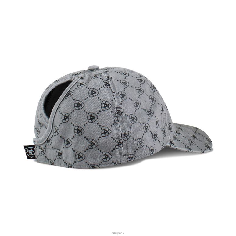 RJ66P3771 casquette à logo imprimé Ariat accessoires gris femmes