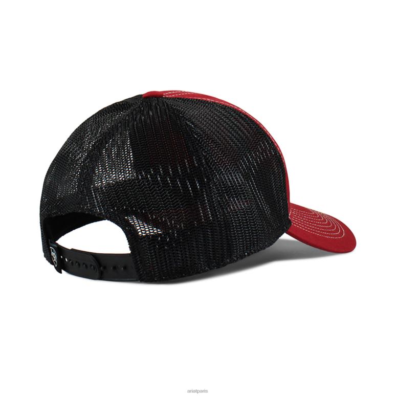 RJ66P3772 casquette à logo strassé Ariat accessoires rouge femmes