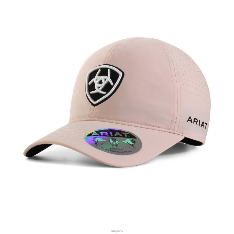 RJ66P3776 casquette à logo bouclier Ariat accessoires rose femmes