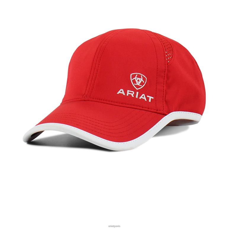 RJ66P3787 casquette à logo décalé Ariat accessoires rouge femmes