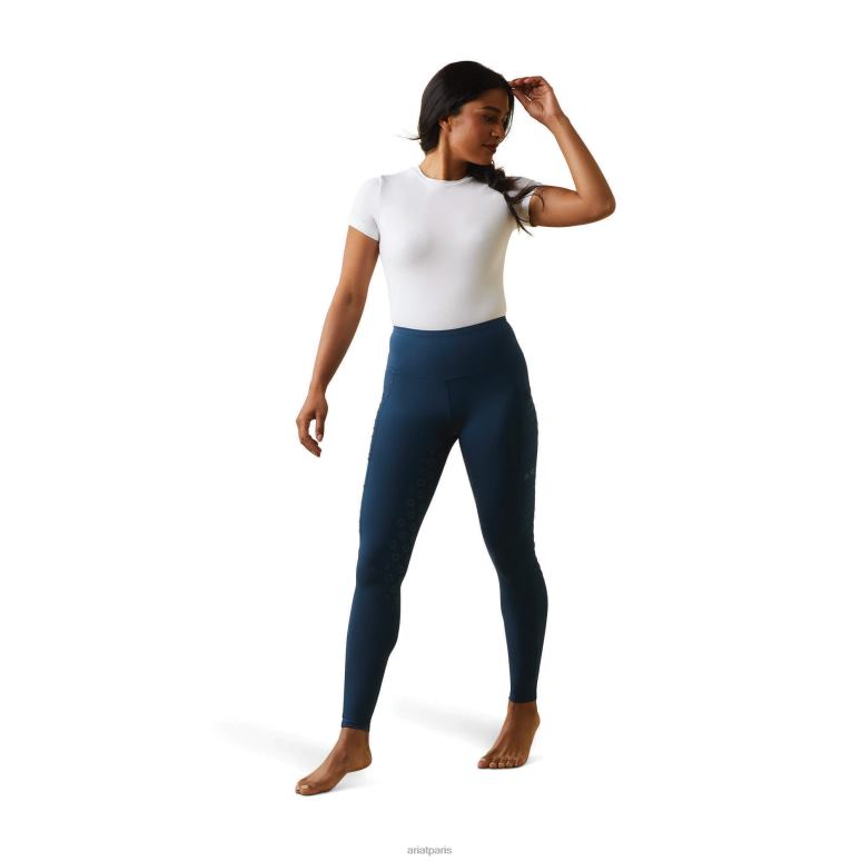 RJ66P2636 selle complète eos moto serrée Ariat bas pétrole profond femmes