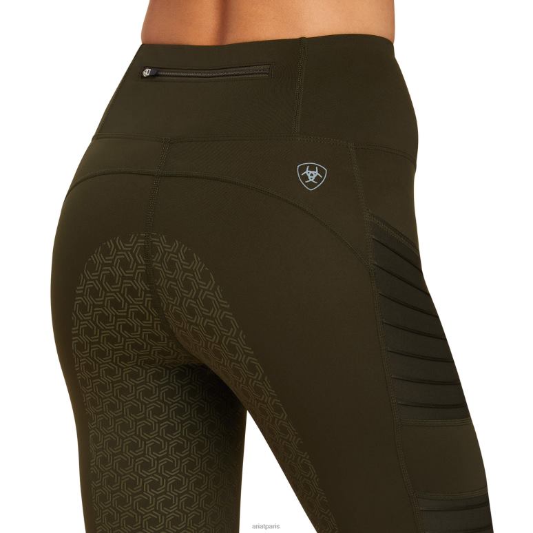 RJ66P2653 selle complète eos moto serrée Ariat bas brouillard forestier femmes