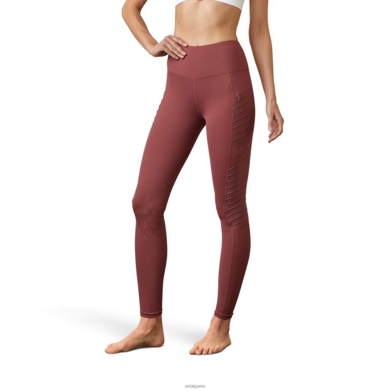 RJ66P2658 eos moto genouillère serrée Ariat bas gingembre sauvage femmes