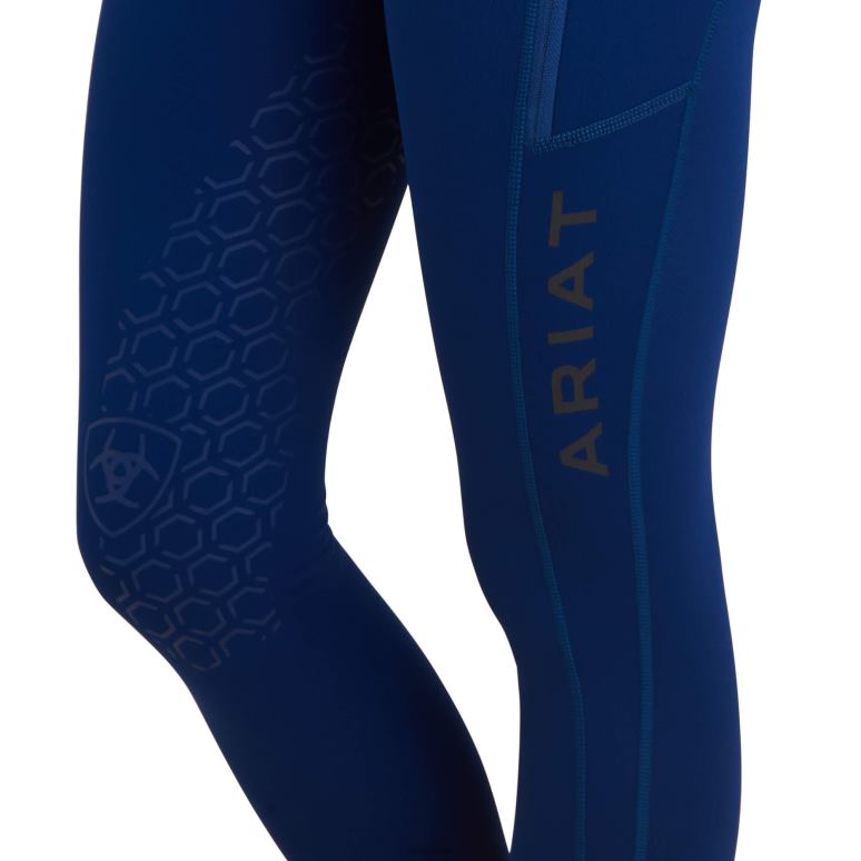 RJ66P2665 Venture thermique demi-grip serré Ariat bas bleu immobilier femmes