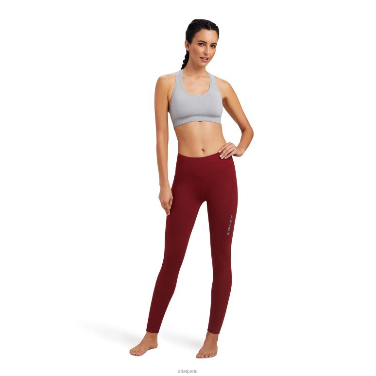 RJ66P2671 tek serré Ariat bas rouge rouge femmes