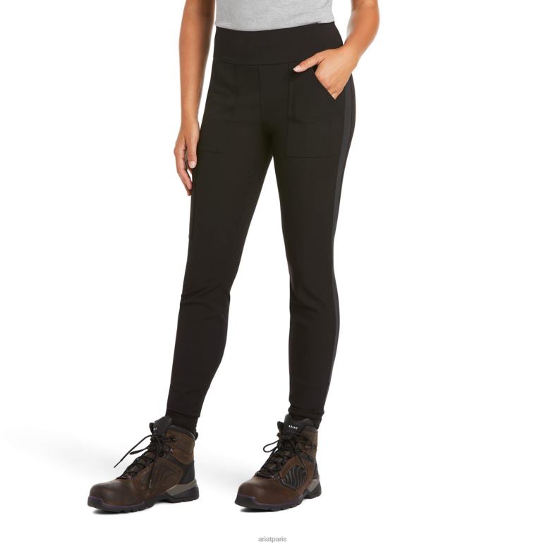 RJ66P2723 legging utilitaire Durastretch avec barres d'armature Ariat bas noir femmes