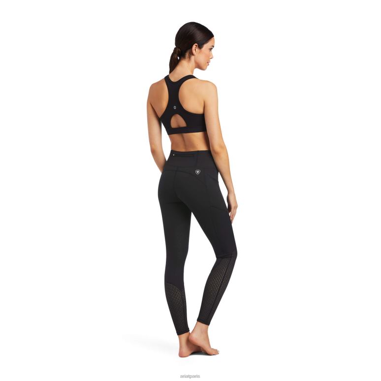 RJ66P2729 eos genouillère serrée Ariat bas noir femmes