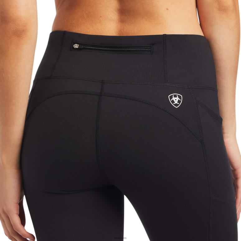 RJ66P2729 eos genouillère serrée Ariat bas noir femmes