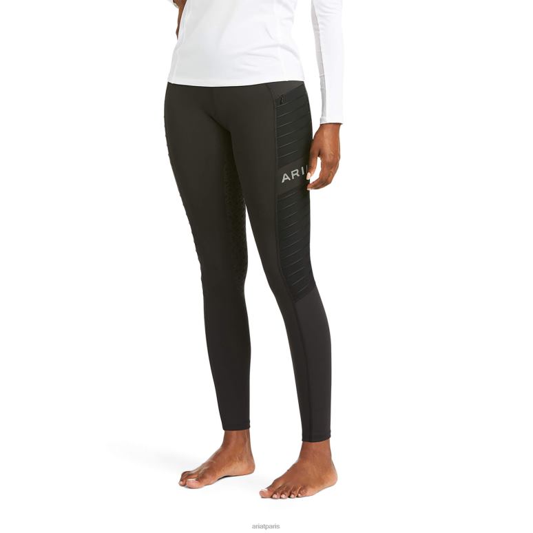 RJ66P2739 selle complète eos moto serrée Ariat bas noir femmes