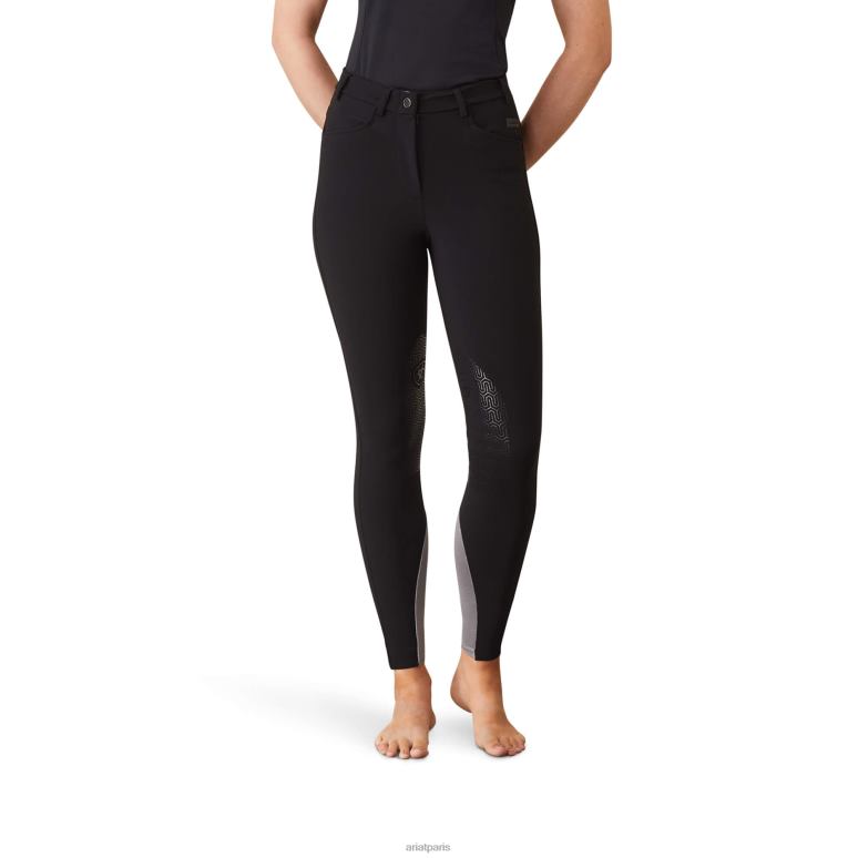 RJ66P2703 culotte de genouillère Speranza Ariat bas noir femmes