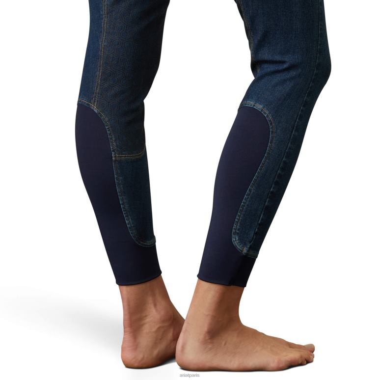 RJ66P2711 culasse à fond intégral halo denim Ariat bas Marin femmes