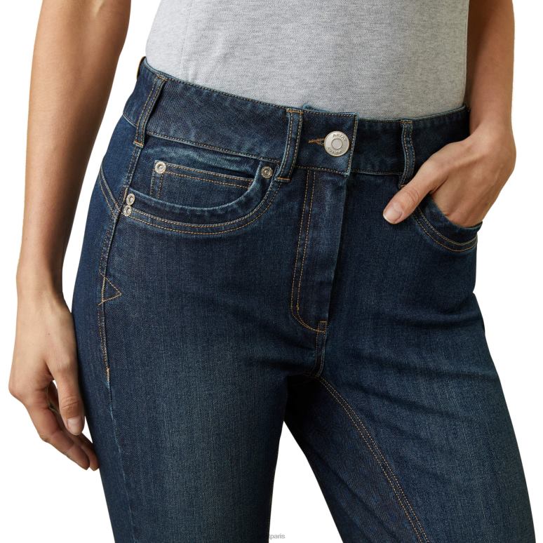RJ66P2711 culasse à fond intégral halo denim Ariat bas Marin femmes