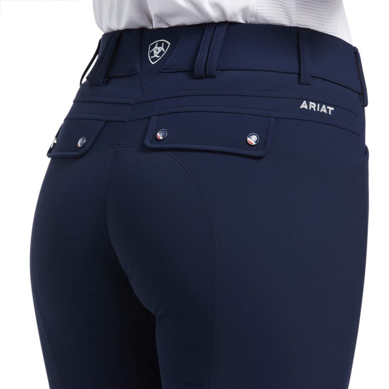 RJ66P2735 culasse à genouillère Tri Factor Grip Ariat bas marine femmes