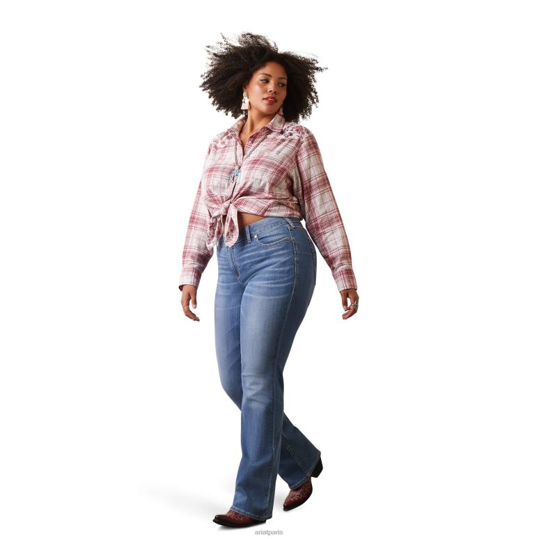 RJ66P2508 réel. Jean bootcut Jayla taille parfaite Ariat bas Tennessee femmes