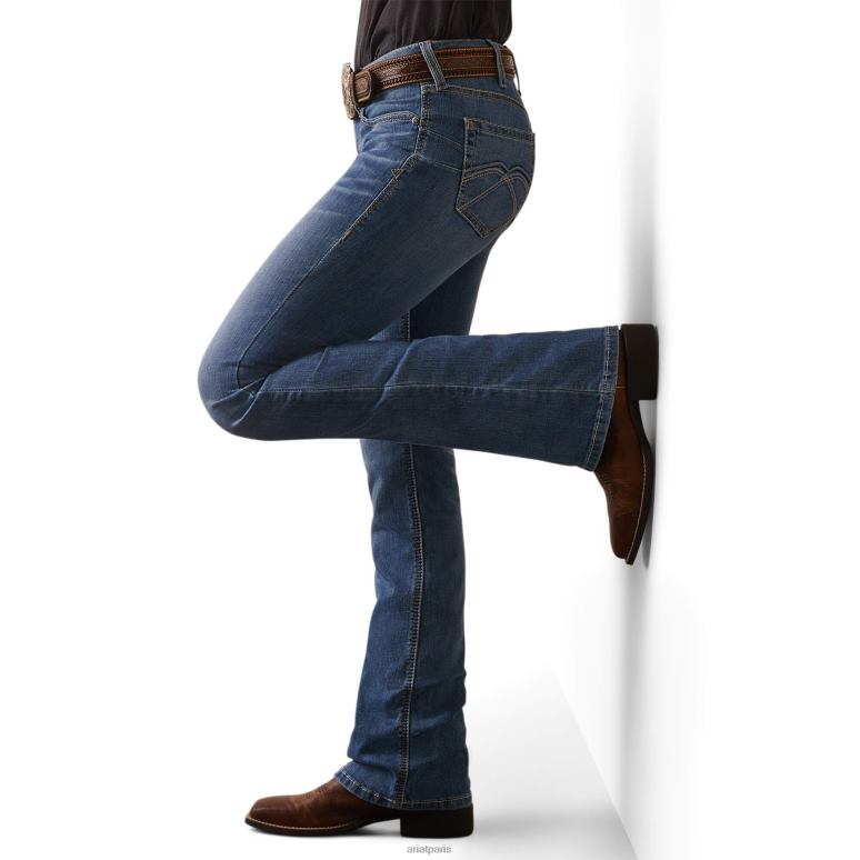 RJ66P2508 réel. Jean bootcut Jayla taille parfaite Ariat bas Tennessee femmes