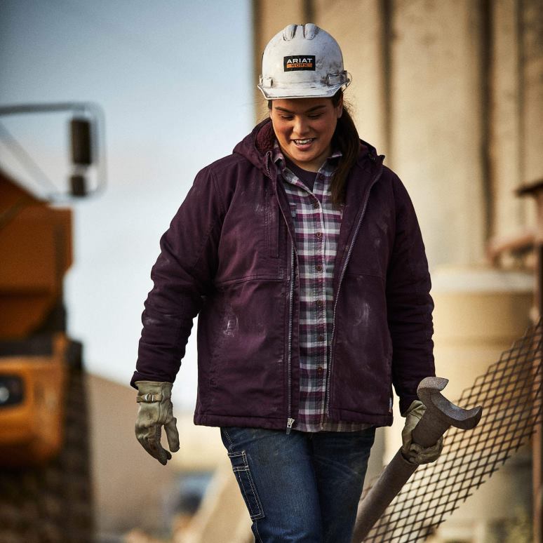 RJ66P2518 Jean bootcut à riveter Durastretch avec barres d'armature Ariat bas sanctifier femmes