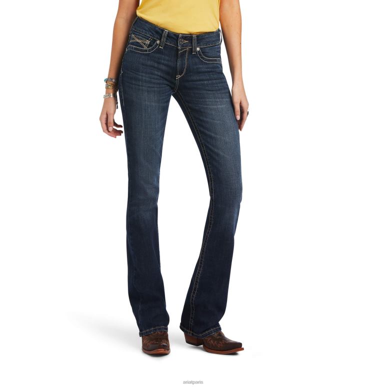 RJ66P2525 réel. Jean bootcut Lexie taille parfaite Ariat bas Missouri femmes