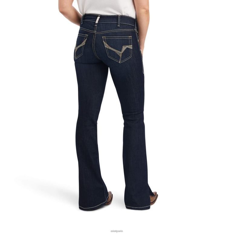 RJ66P2557 réel. Jean bootcut Danna à taille parfaite et flèche Ariat bas nashville femmes