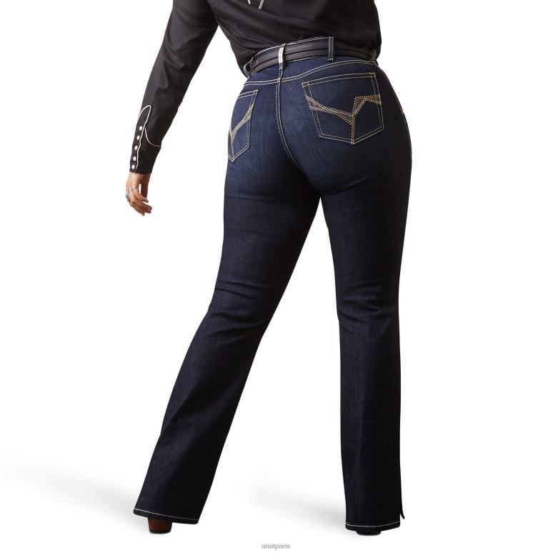 RJ66P2557 réel. Jean bootcut Danna à taille parfaite et flèche Ariat bas nashville femmes