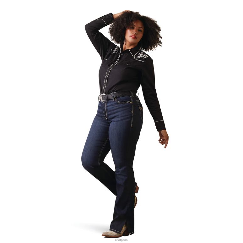 RJ66P2557 réel. Jean bootcut Danna à taille parfaite et flèche Ariat bas nashville femmes