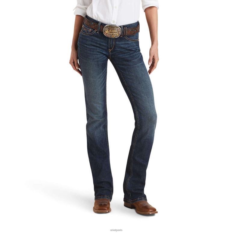 RJ66P2560 réel. jean amora bootcut taille mi-haute Ariat bas pasadena femmes