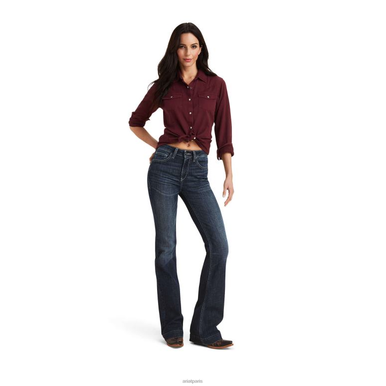 RJ66P2562 pantalon slim ryki jean Ariat bas Missouri femmes