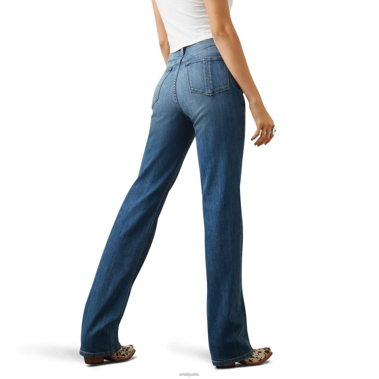 RJ66P2566 jean droit décontracté ultra lucy taille haute Ariat bas fontane femmes