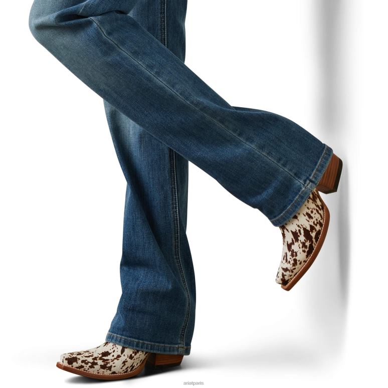 RJ66P2566 jean droit décontracté ultra lucy taille haute Ariat bas fontane femmes