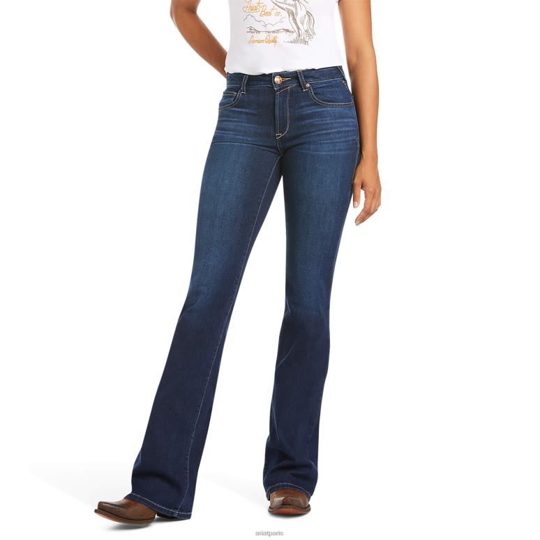 RJ66P2570 jean évasé Katie ultra extensible à taille parfaite Ariat bas Maya femmes