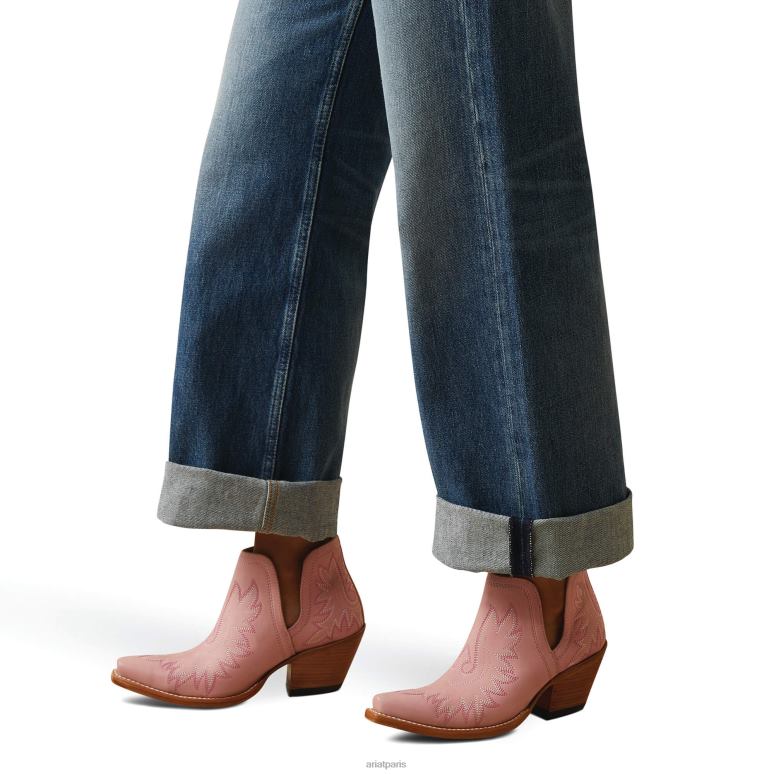 RJ66P2577 jean large tomboy taille ultra haute Ariat bas gémissement femmes