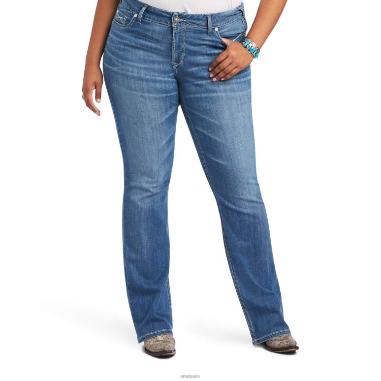 RJ66P2605 réel. Jean bootcut Allessandra taille mi-haute Ariat bas Tennessee femmes