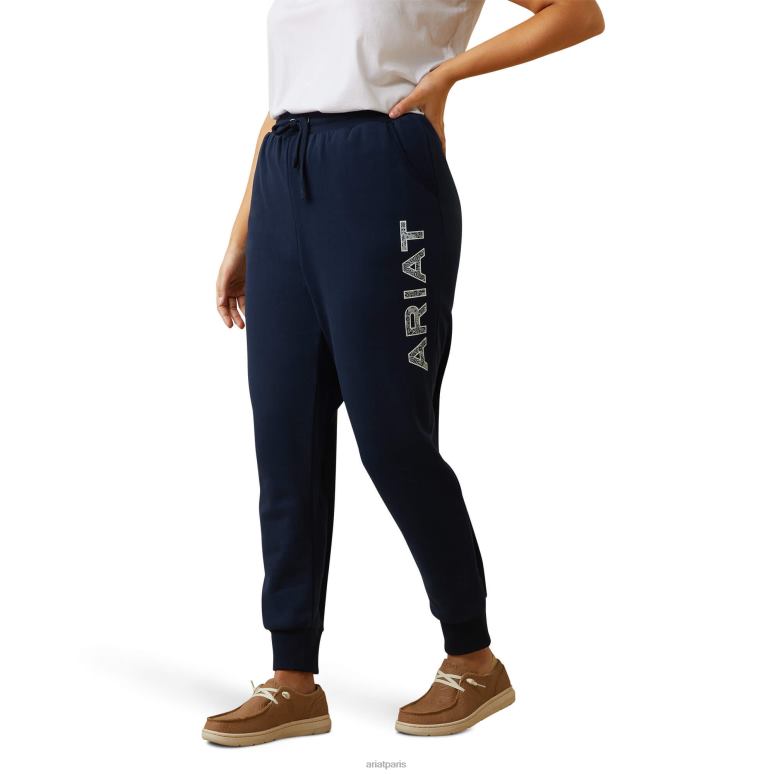 RJ66P2642 vrai jogger Ariat bas éclipse marine femmes