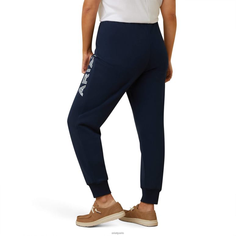 RJ66P2642 vrai jogger Ariat bas éclipse marine femmes